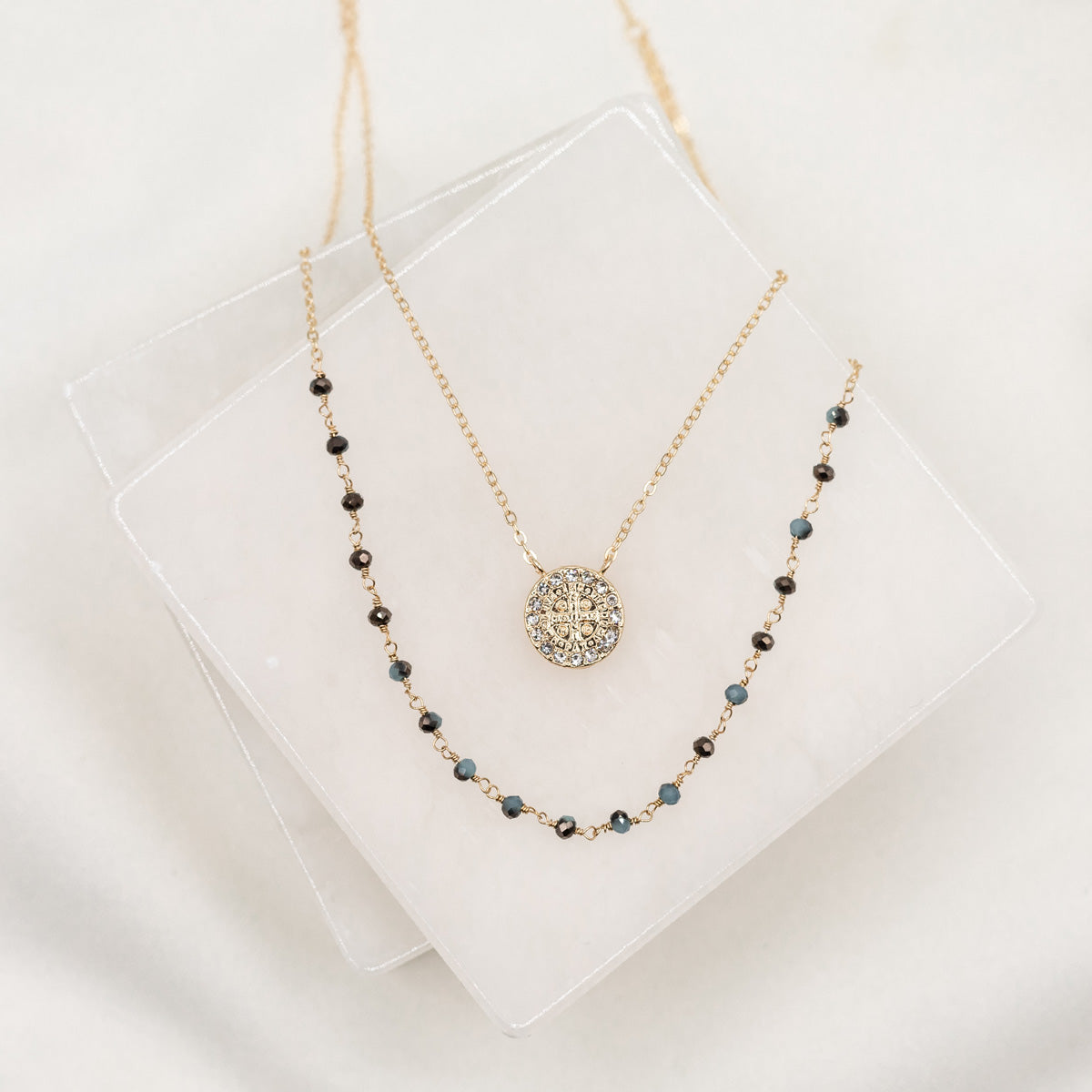 アクセサリー CHIEKO+ grace necklace Blessings and Grace Necklace | Catholic Jewelry | My Saint My Hero