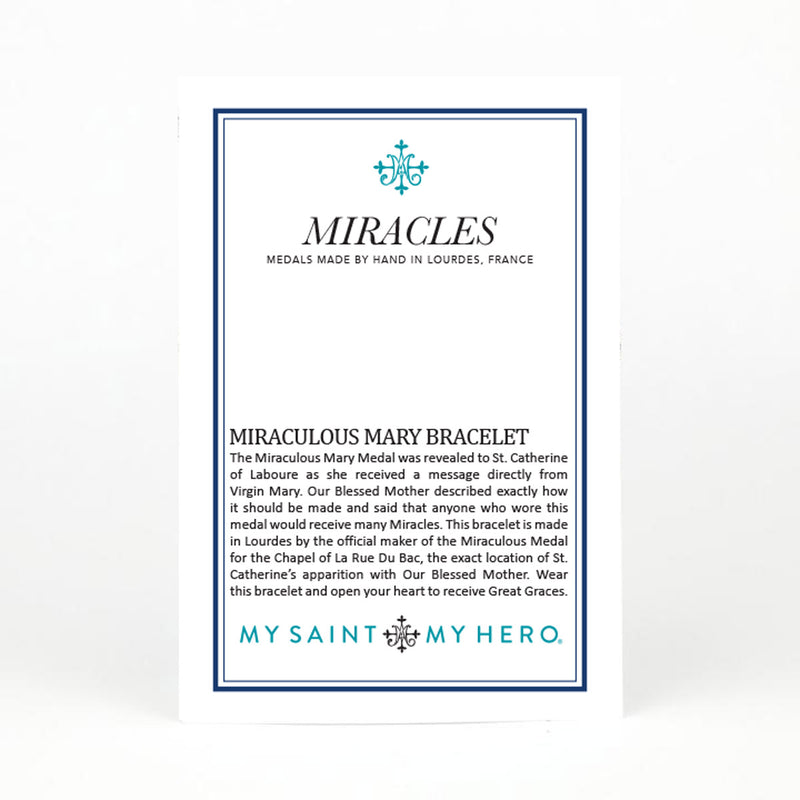 front of the Miraculous Mary Charm Bracelet product card