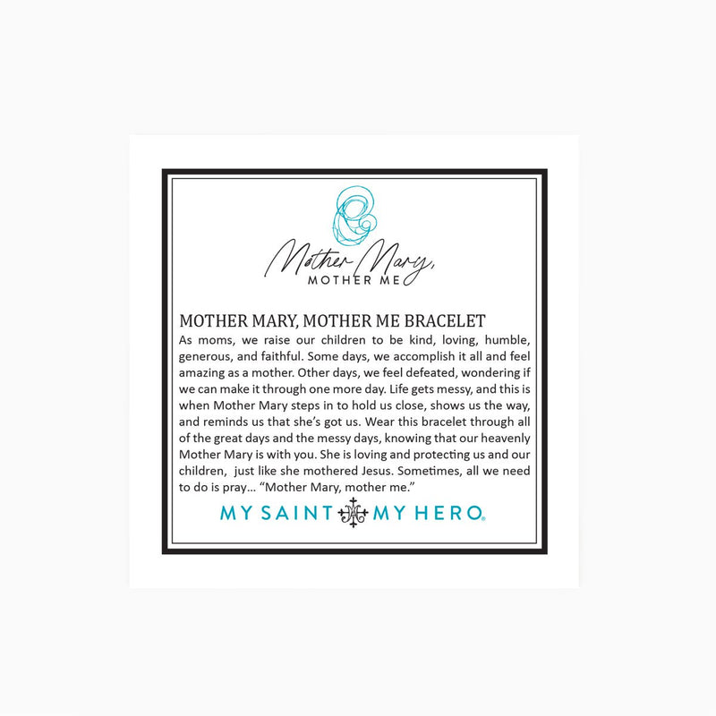 Mother Mary, Mother Me Bracelet Inspirational Product Card Front