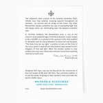 Back of the Stellar Blessings Iridescent Crystal Benedictine Bracelet Product Card