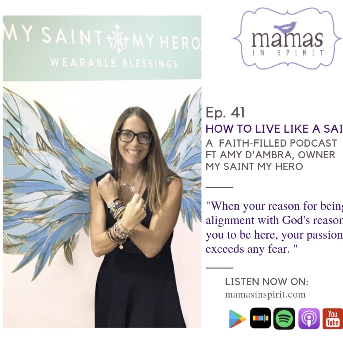 How to Live Like a Saint - Mamas in Spirit Podcast