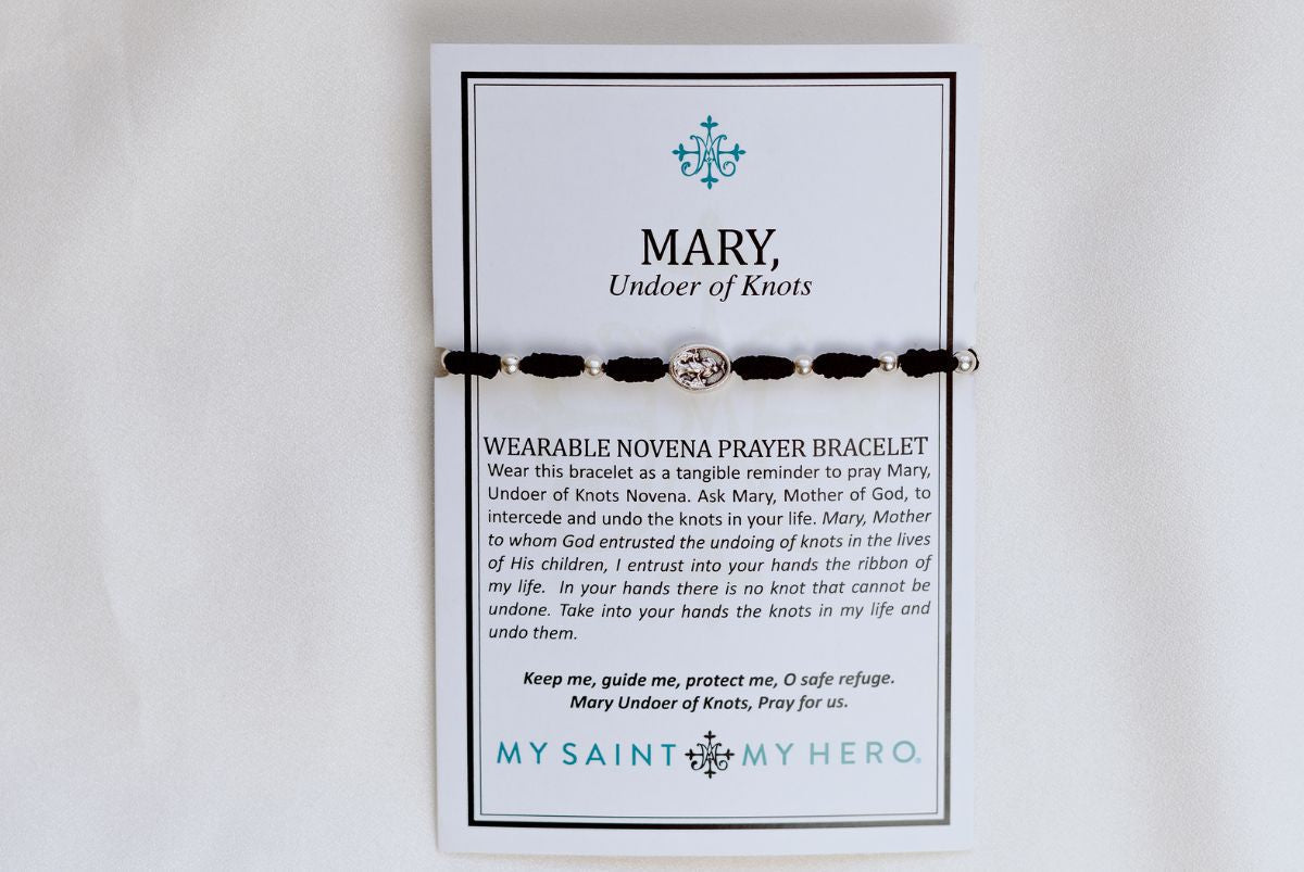 Mary Undoer of Knots Novena Prayer Bracelet by My Saint My Hero