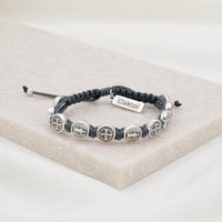 Benedictine Blessing Bracelet SlateCording Silver Medals