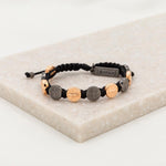Benedictine Blessing Bracelet - Jet Black Medals