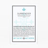 Surrender Prayer Bracelet inspirational card front