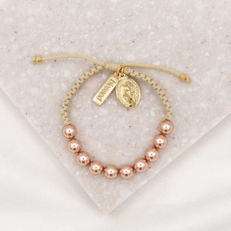 Divine Mercy String Blessing Bracelet - Dainty Catholic Jewelry – My Saint  My Hero