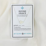 Divine Grace Necklace White Natural Howlite Cross on Silver Petite Chain on product card