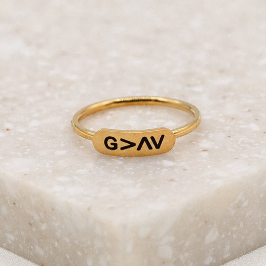 God is Greater Ring
