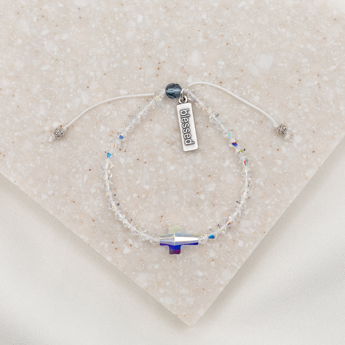 Something Blue Faithful Light Blessing Bracelet