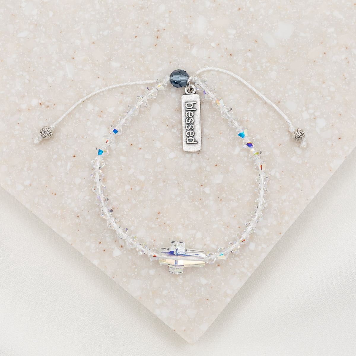 Something Blue Faithful Light Blessing Bracelet