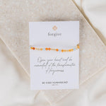 Forgive Bracelet on Inspirational Card