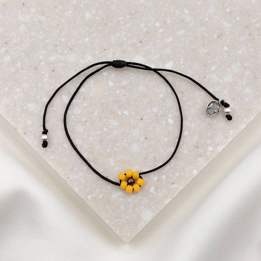 Bracelet clearance with sunflower