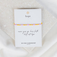 Hope Morse Code Bracelet