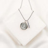 Archangel Michael & Saint Christopher Protection Armor of Faith Necklace - Bead Ball Chain