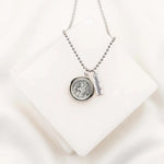 Archangel Michael & Saint Christopher Protection Armor of Faith Necklace - Bead Ball Chain