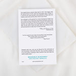 Wearble Blessings card with text on a white background