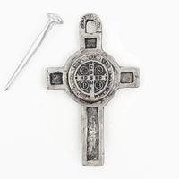 Front of the House Blessing Medallion - Saint Benedict Cross