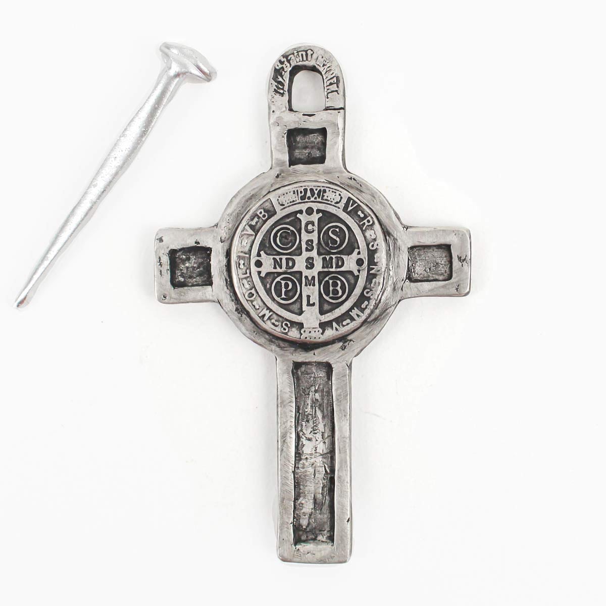 Front of the House Blessing Medallion - Saint Benedict Cross