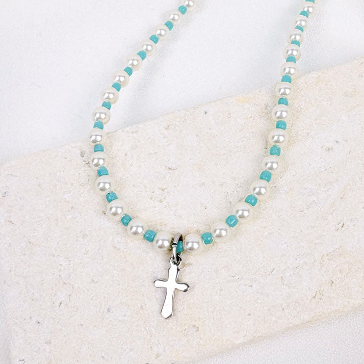 J.O.Y. Cross Necklace