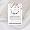 Living Lent Crystal Blessing Bracelet