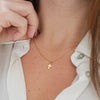 Simply Faith Cross Necklace Gold Lifestyle