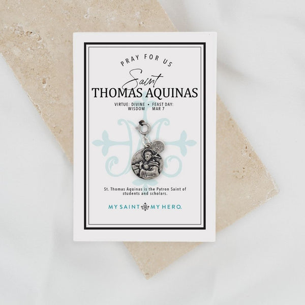 St. Thomas Aquinas Sterling Silver Medal Medal on Sterling Silver Light Curb Chain / 18" / +$30 charge picturesongold. Com Saint Thomas Aquinas – 楕円形宗教Medal – 2 / 3 x 3