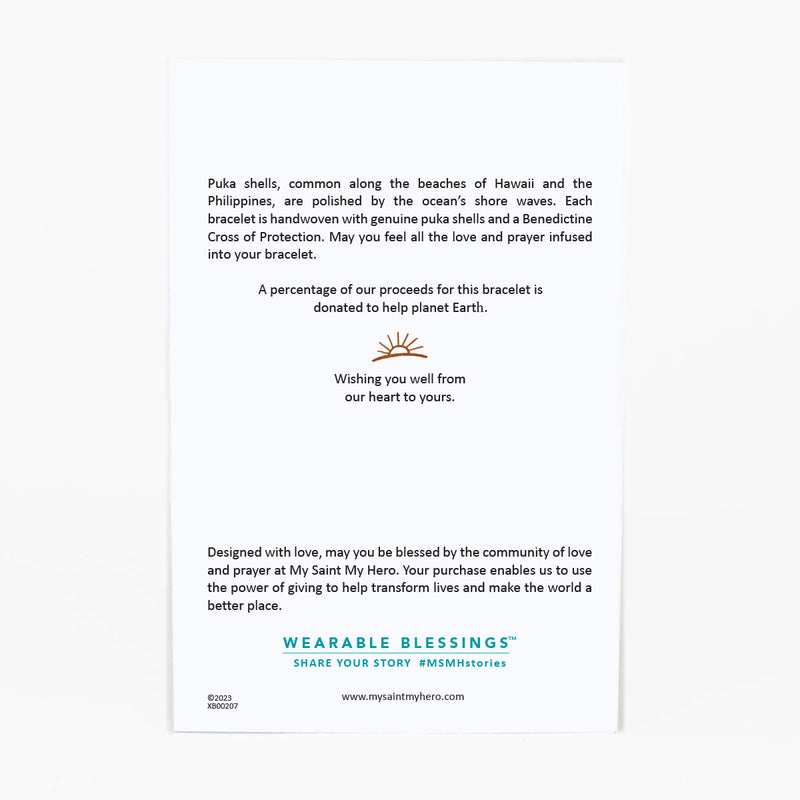 Aloha Blessing Bracelet - Giving Back to World Wildlife Fund