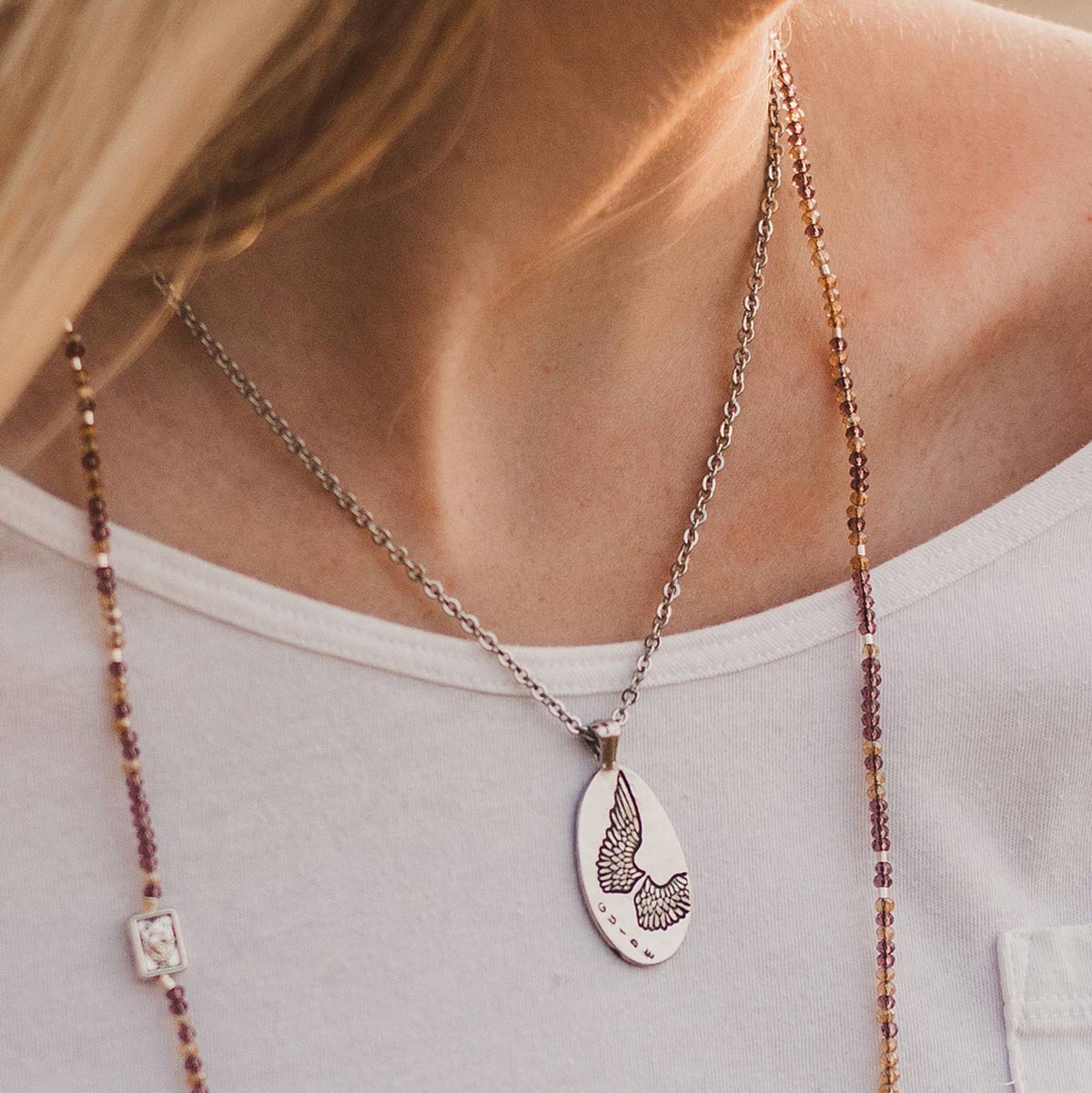 Protection Angel Necklace