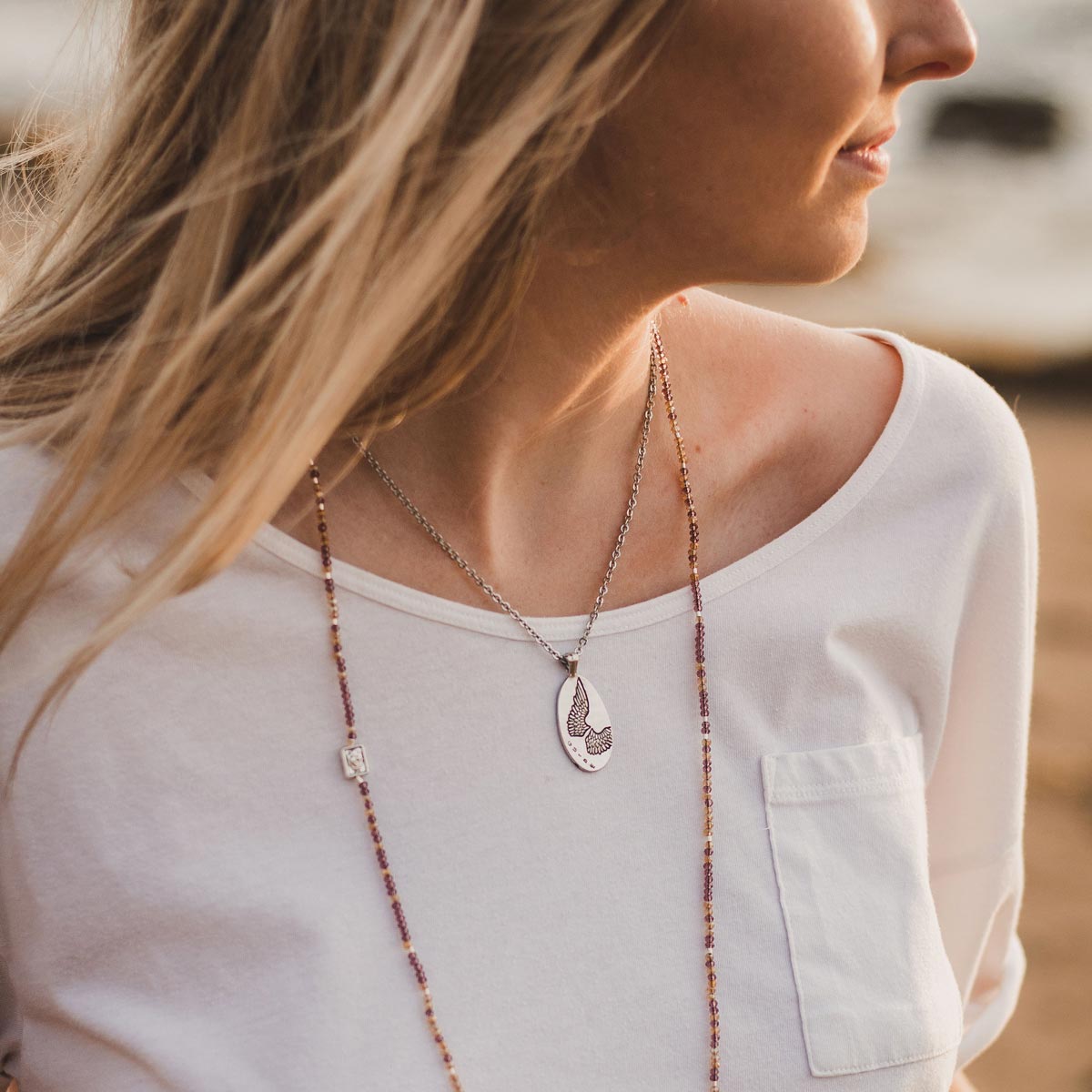 Protection Angel Necklace