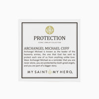Archangel Michael Protection Cuff Bracelet