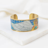 Archangel Michael Protection Cuff Bracelet