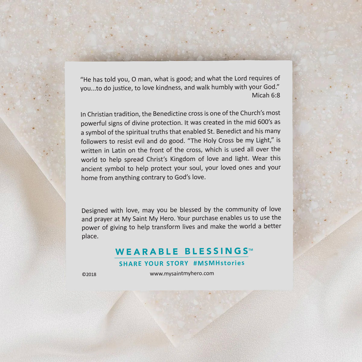 Benedictine Stud Earrings