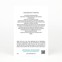 back of Best Friends Blessing Bracelets card