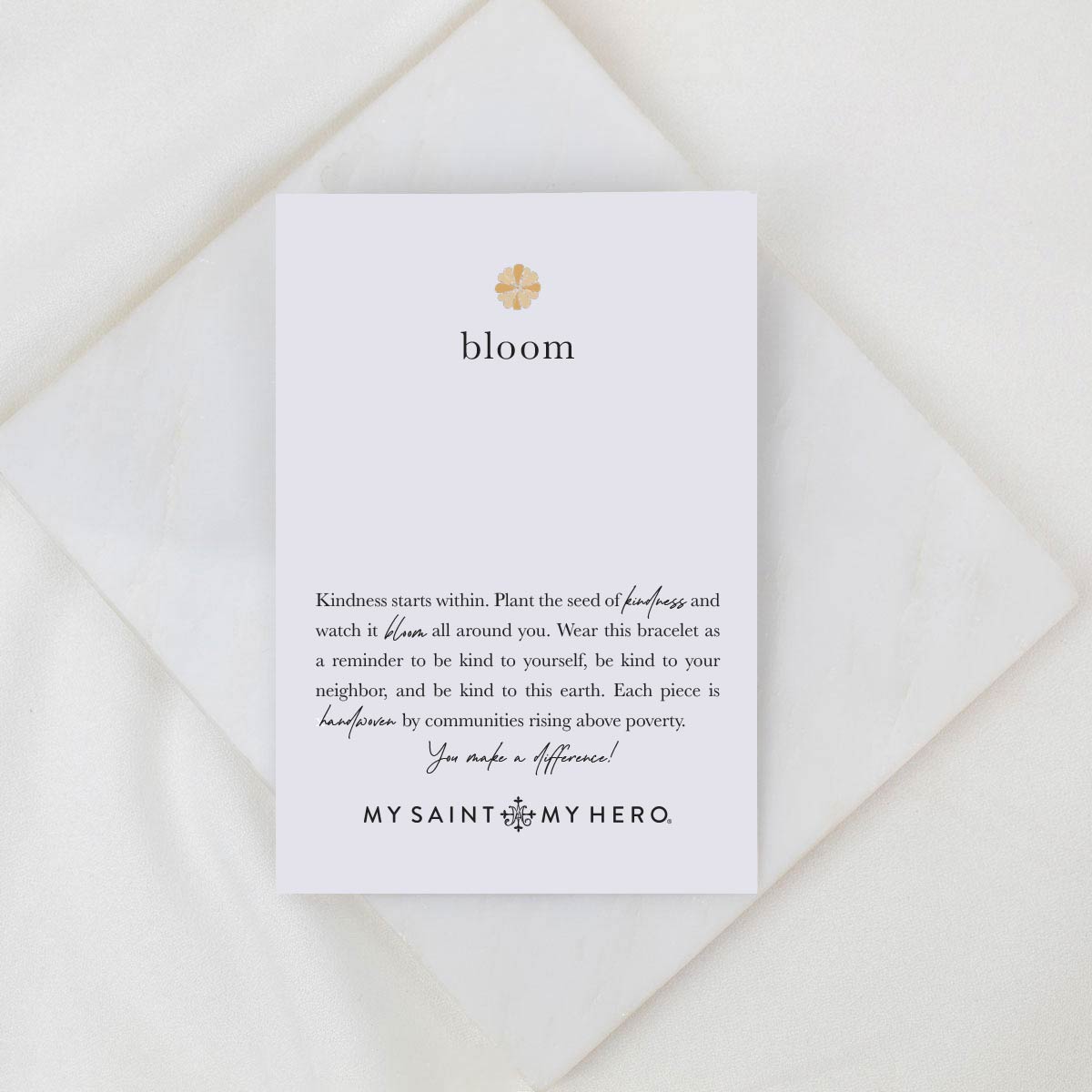 Bloom Bracelet - Silver Flowers