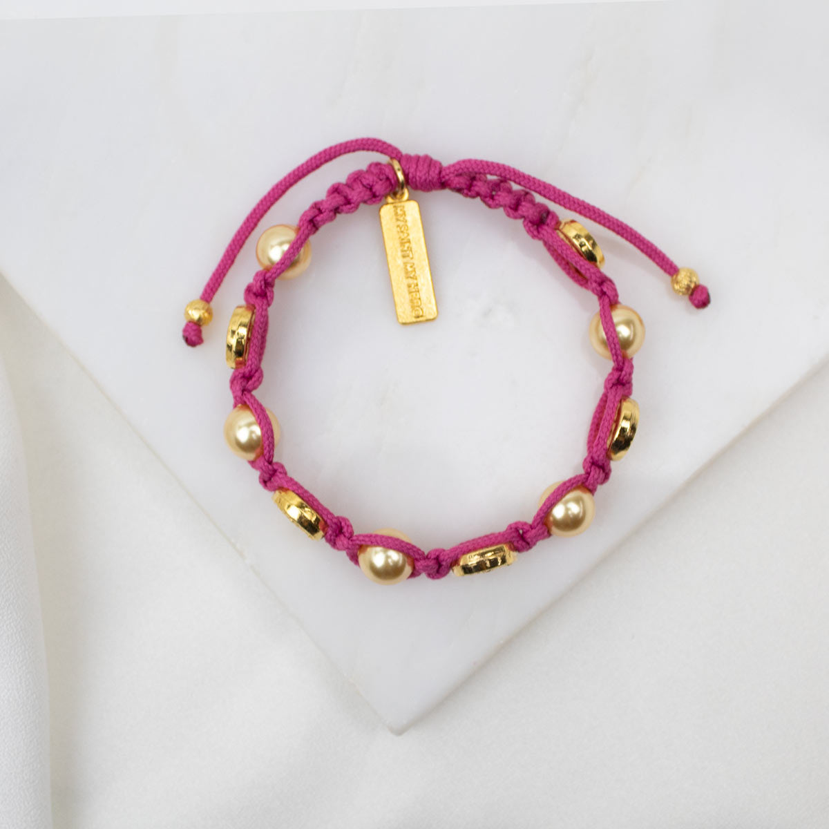 Divine Blessings Benedictine & Pearl Bracelet