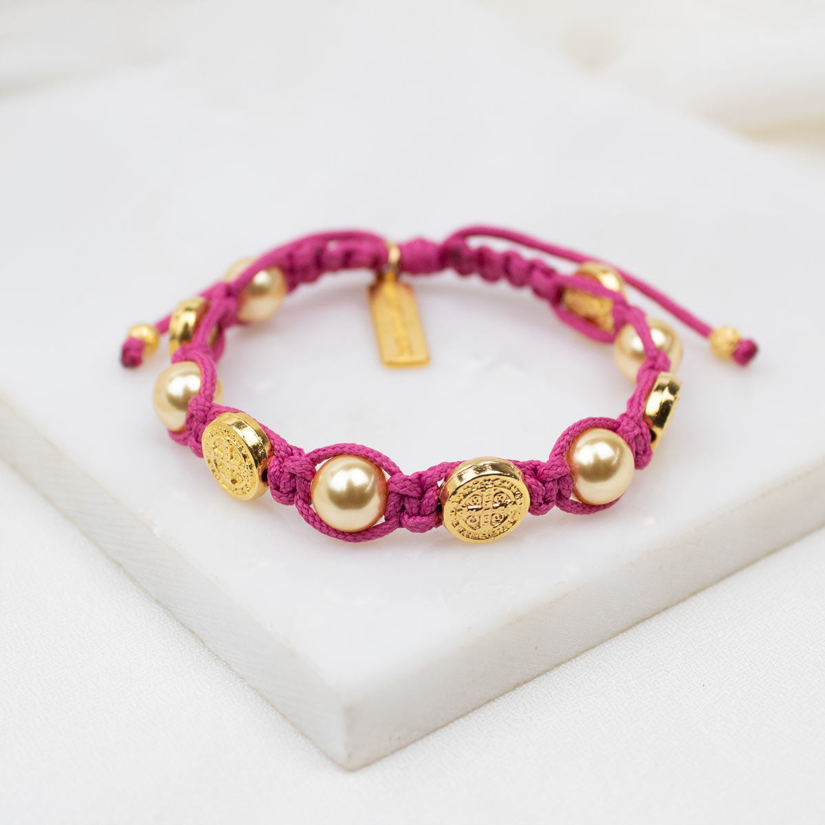 Divine Blessings Benedictine & Pearl Bracelet