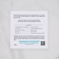 Blessings for Your Home Door Hanger