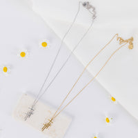 Faithful Light Three Cross Necklace