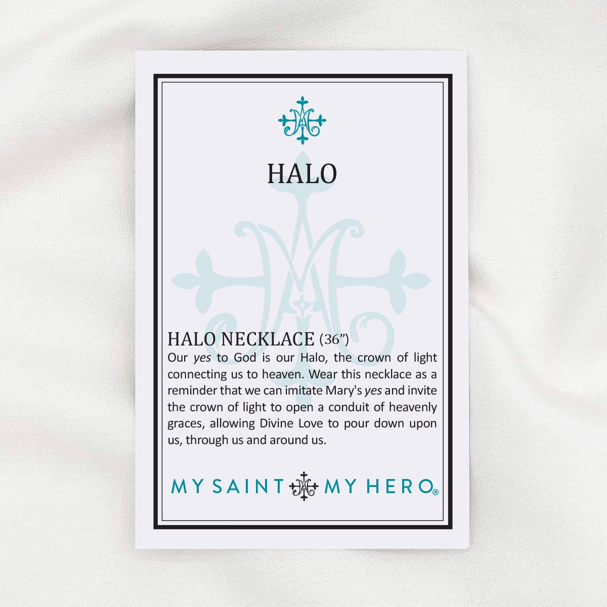Halo Mary Necklace