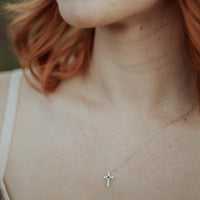 Heart of Mary Diamond and Sapphire Necklace