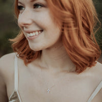 Heart of Mary Diamond and Sapphire Necklace