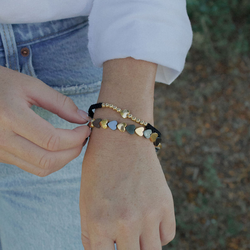 Sisters of the Heart Beaded Bracelet