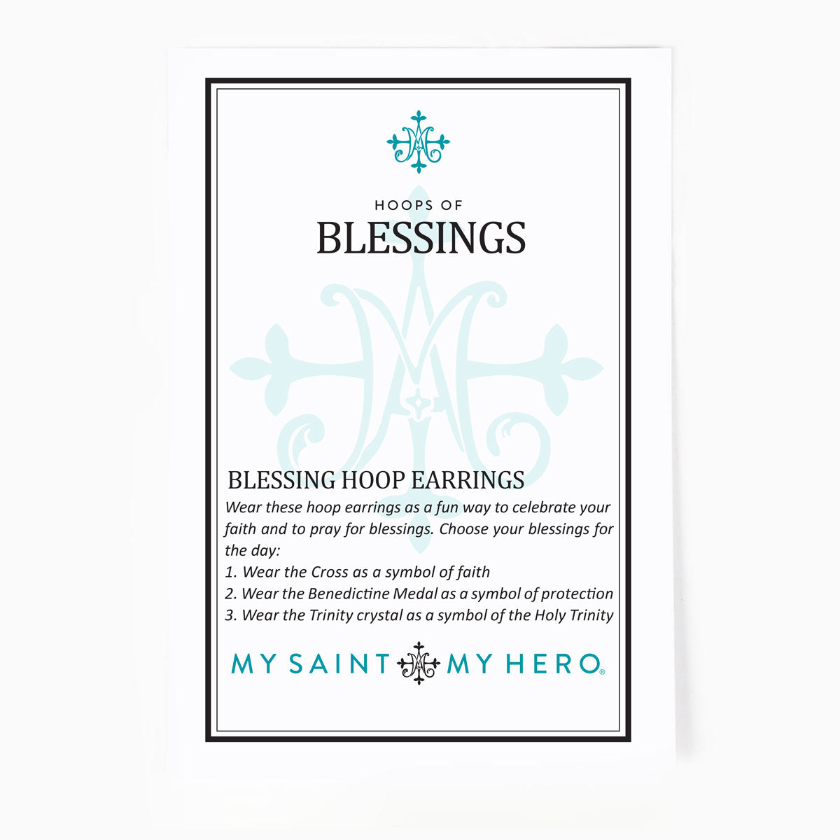 Hoops of Blessings Earrings