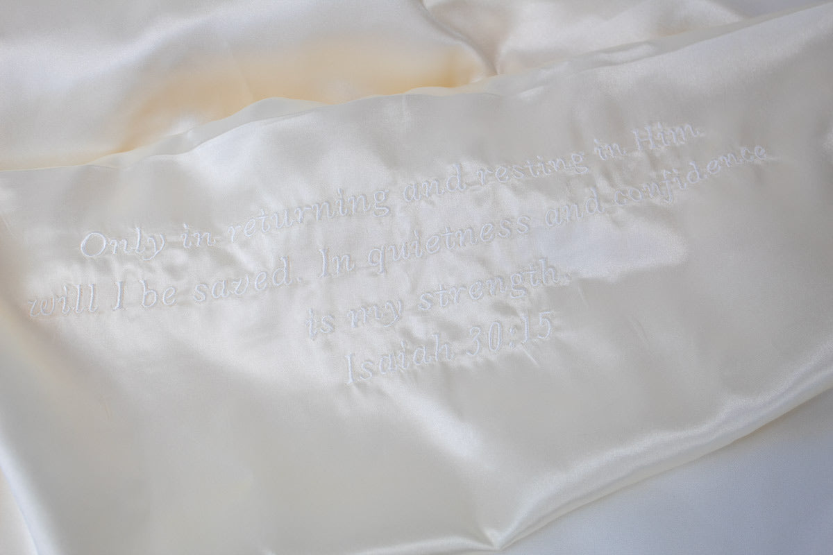 Satin Prayer Pillowcases
