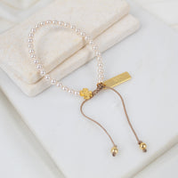 Jesus Prayer Crystal Pearl Bracelet
