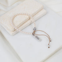 Jesus Prayer Crystal Pearl Bracelet