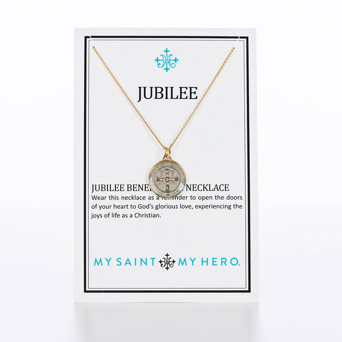 Jubilee Medal of St. Benedict Necklace
