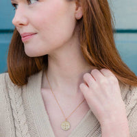 Jubilee Medal of St. Benedict Necklace (White Enamel)