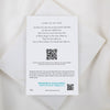 The Litany of Let Love on the back of the bracelet product card