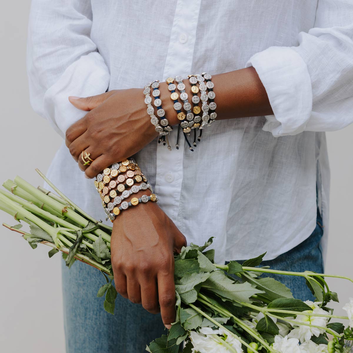 Original Benedictine Blessing Bracelet — Handwoven in Medjugorje
